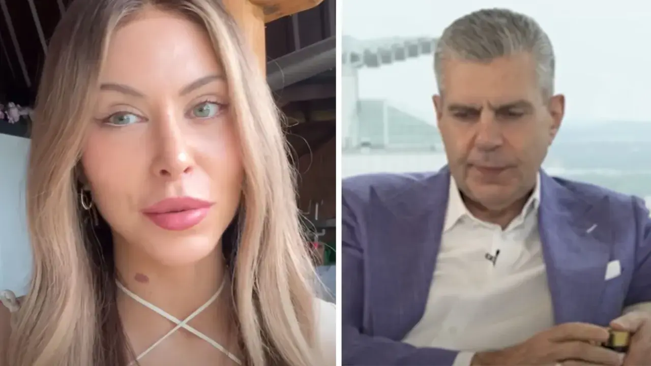 Julia von Stein i jej mąż, uśmiechnięta kobieta i mężczyzna w garniturze.