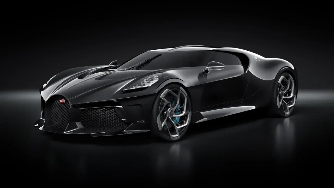 Bugatti La Voiture Noire: precio de ensueño para este hiperdeportivo negro azabache, una obra maestra sobre ruedas.
