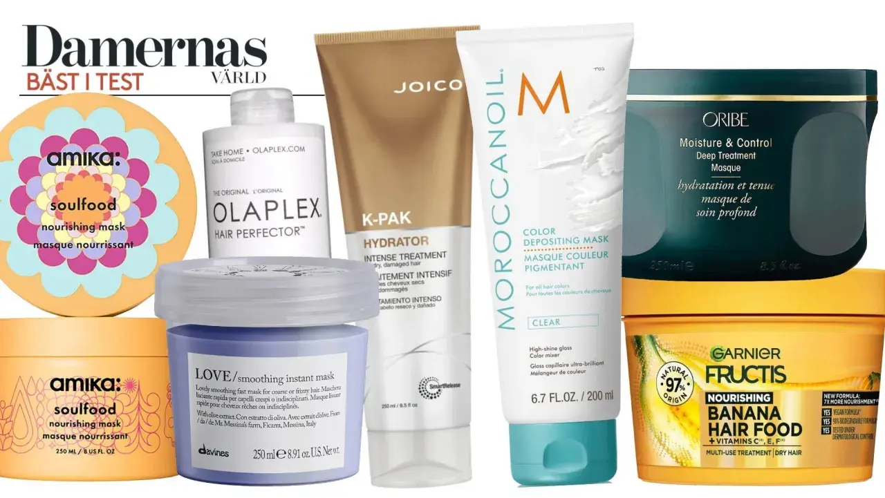 Här är en samling hårinpackningar för att sova med, inklusive märken som Amika, Olaplex, Joico, Moroccanoil, Oribe, Davines och Garnier Fructis.