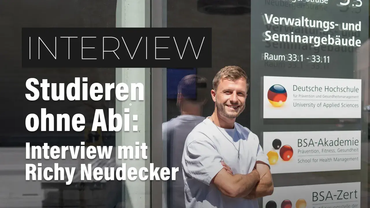 Interview mit Richy Neudecker über das Studieren im Alter ohne Abitur. Er teilt seine Erfahrungen und gibt Tipps.
