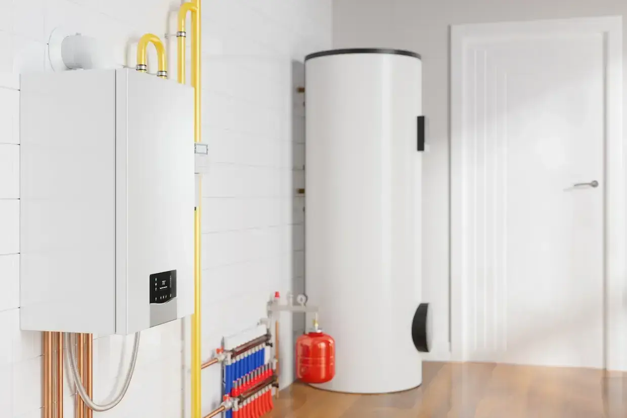 Chaudière thermodynamique et ballon d'eau chaude. Obtenez le meilleur prix pose chauffe eau thermodynamique pour votre installation.