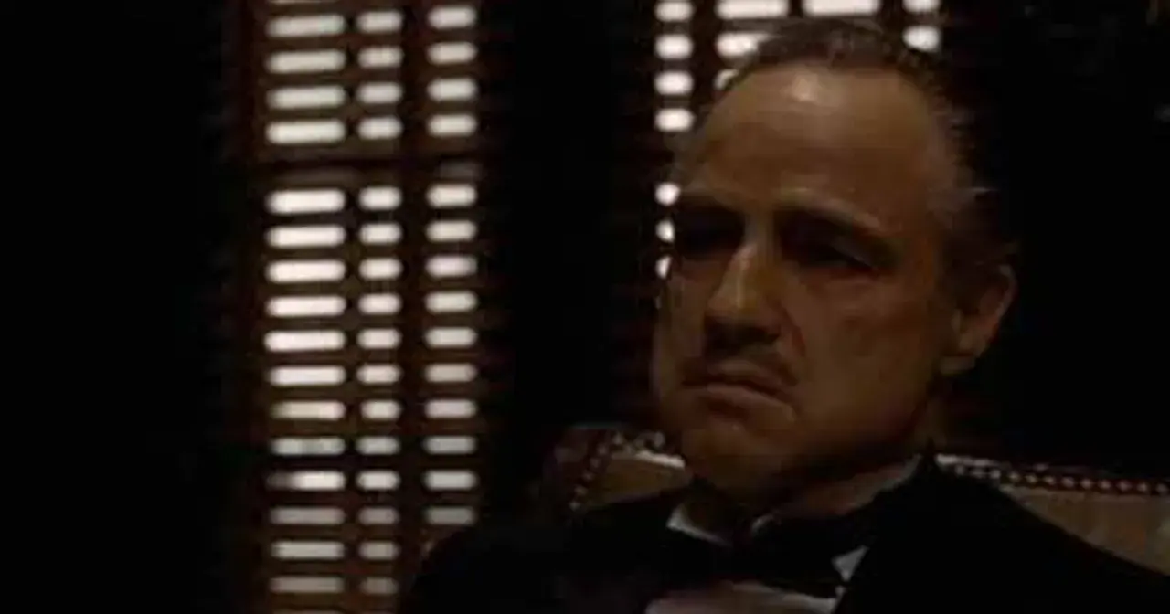 Marlon Brando jako Don Corleone, jedna z postaci z najlepszych filmów w historii.