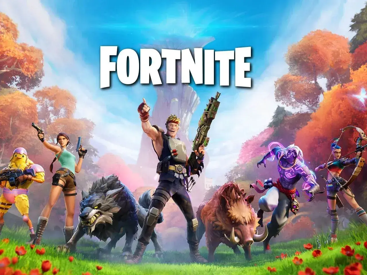 Postać z gry Fortnite, gotowa do walki. Sprawdź Fortnite wymagania, by dołączyć do zabawy!