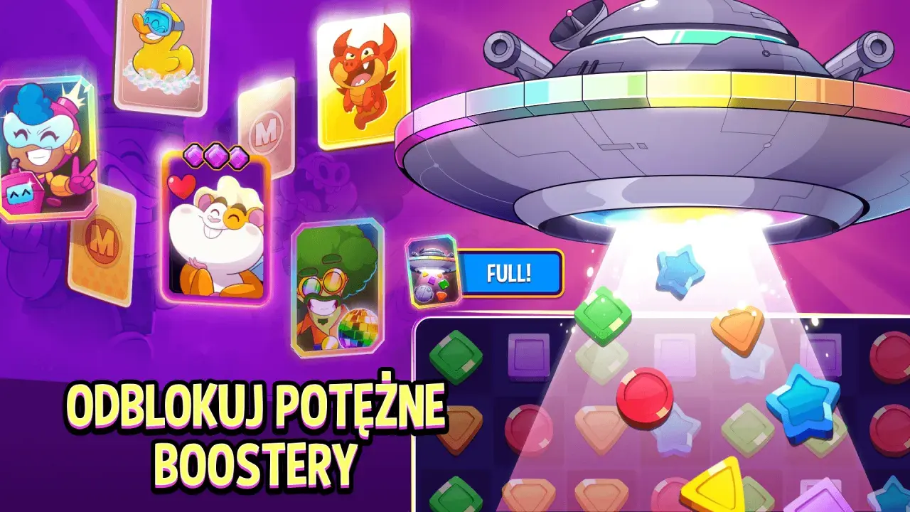 UFO zrzuca bonusy, a karty postaci z gry Match Masters kuszą. Odkryj darmowe linki i potężne boostery!