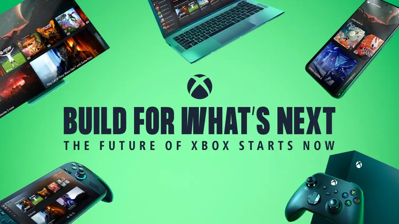 Kiedy nowy Xbox, zobaczysz gry na ekranach, kontroler i konsolę. Buduj przyszłość Xboxa już teraz!