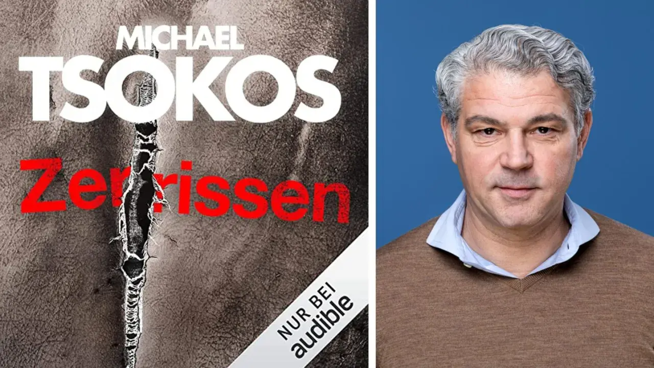 Michael Tsokos' Buch "Zerrissen" – die Tsokos Reihenfolge ist spannend. Ein Mann mit grauen Haaren blickt ernst.