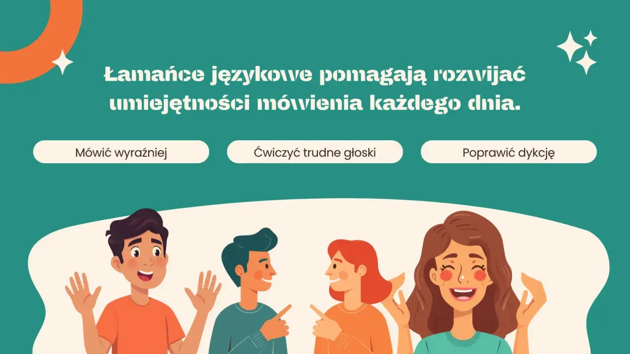 Łamańce językowe, nawet te z najtrudniejszymi słowami w języku polskim, pomagają ćwiczyć wymowę i dykcję.