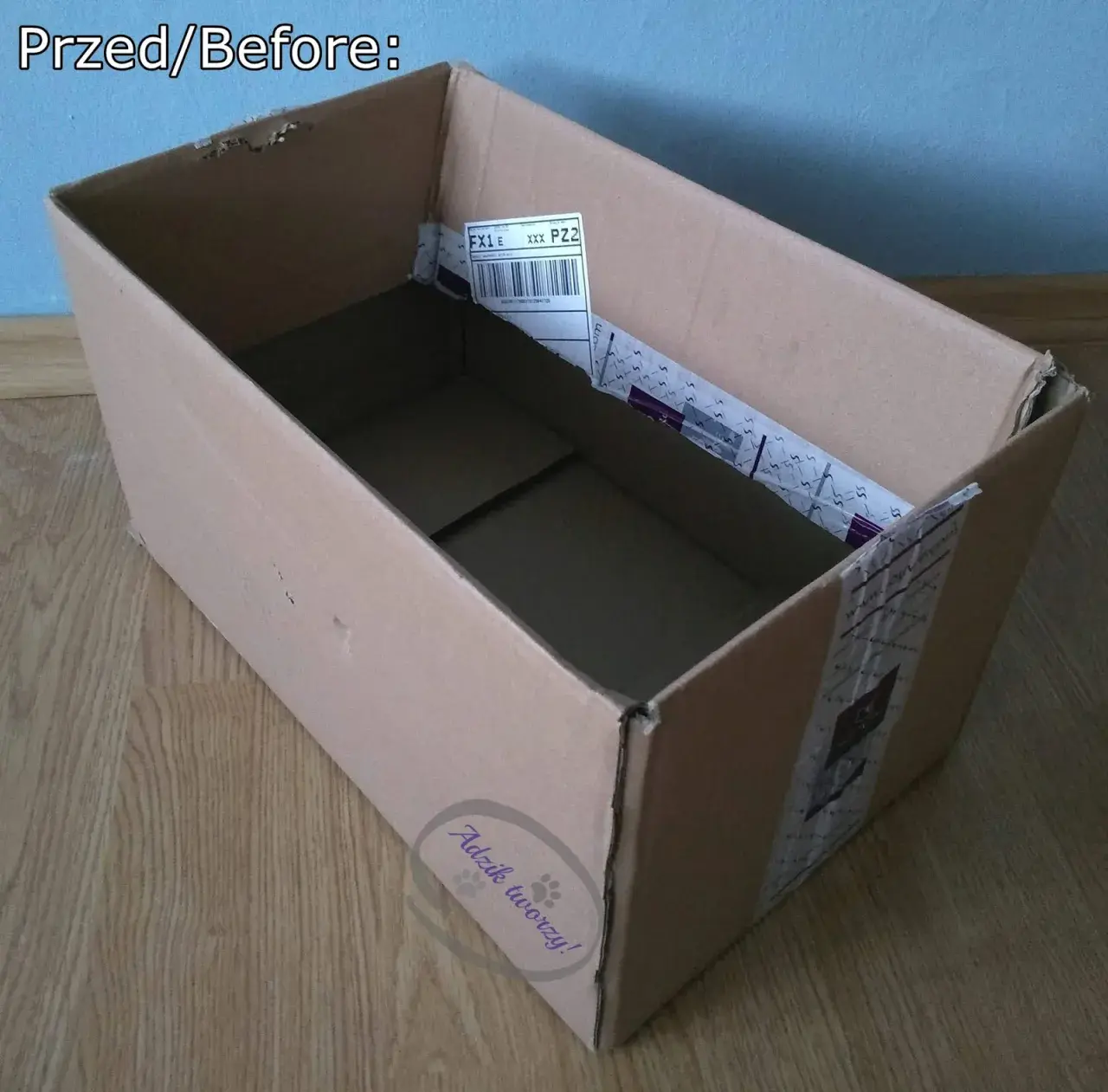 Masz karton? Stwórz organizer! Porządek DIY krok po kroku