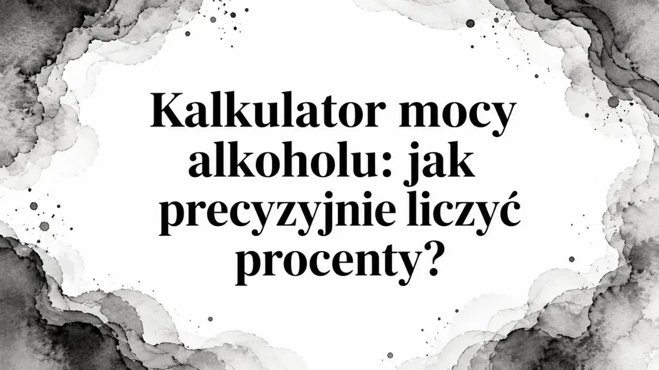 Kalkulator mocy alkoholu: jak precyzyjnie liczyć procenty? Dowiedz się, ile procent ma nalewka.