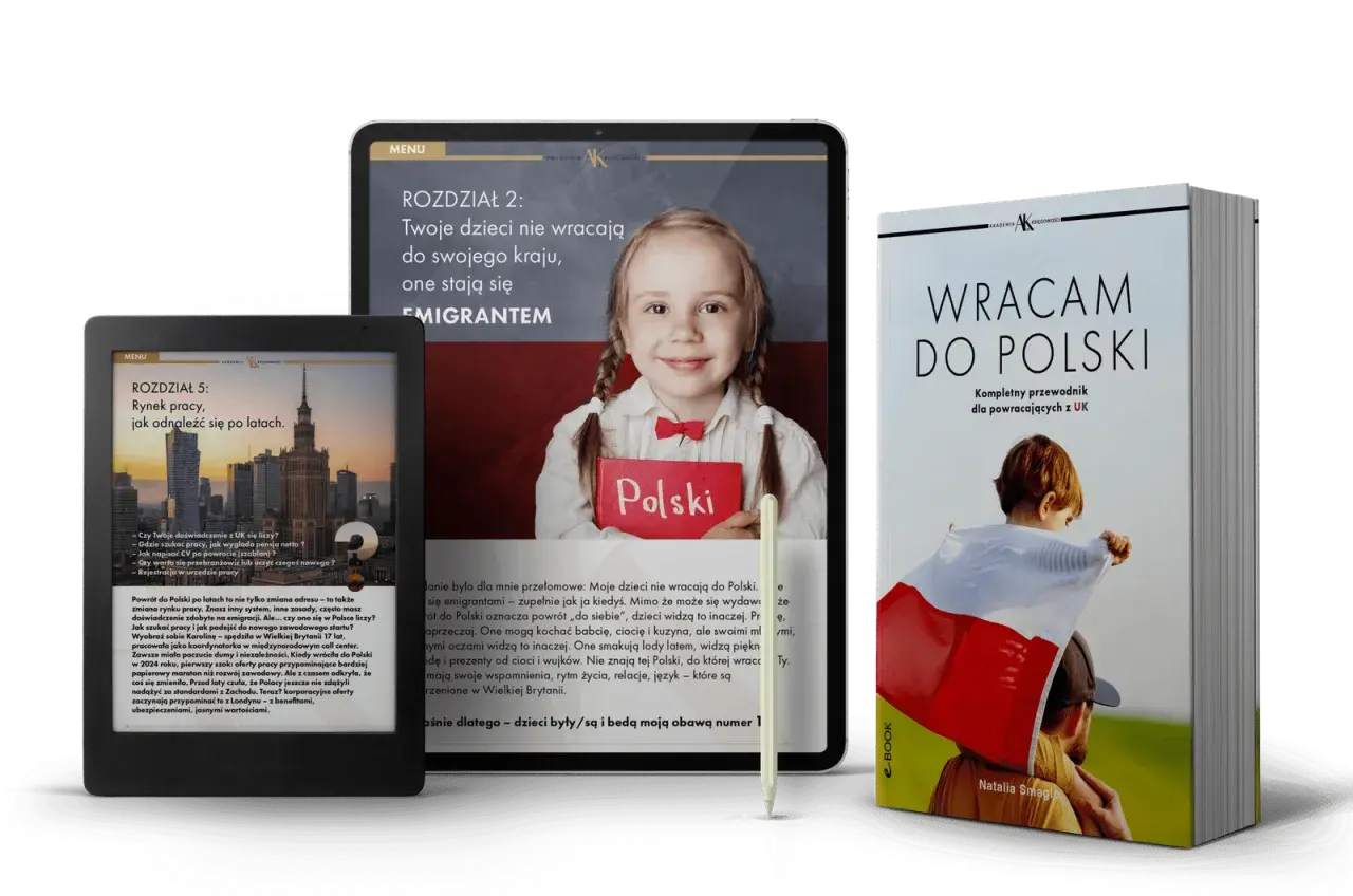 Jak sciagnac lata pracy z Anglii? Przewodnik "Wracam do Polski" pomoże Ci odnaleźć się na rynku pracy po powrocie.
