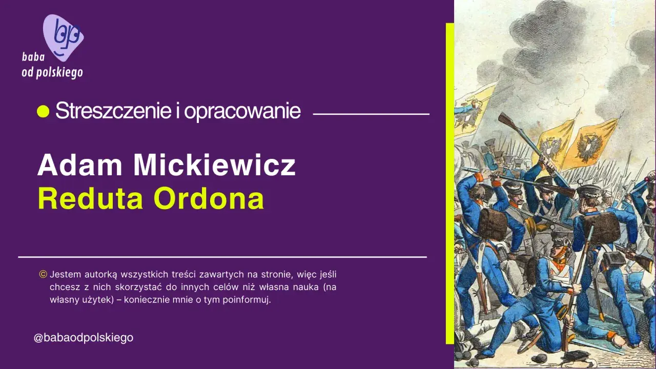 Ilustracja przedstawia bitwę z żołnierzami w niebieskich mundurach i flagami.
