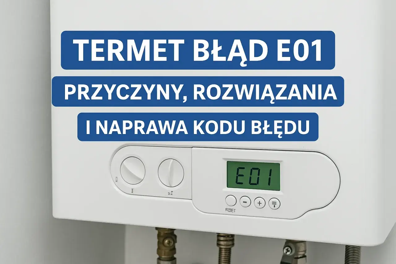 Termet błąd E01: przyczyny, rozwiązania i naprawa kodu błędu. Cyfrowy wyświetlacz pokazuje E01.