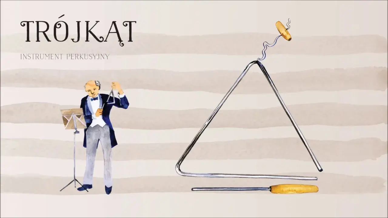 Instrument trójkąt - Trójkąt muzyczny, Dzwonki instrument perkusyjny