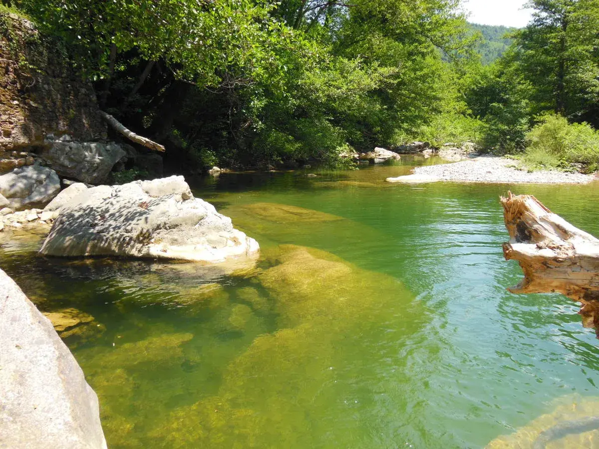 Acque cristalline e rocce levigate nella riserva naturale Farma, un angolo di paradiso incontaminato.