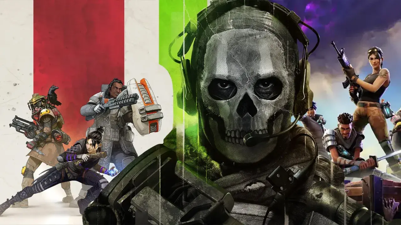 Postacie z Apex Legends, Call of Duty i Fortnite. Wiele fajne gry multiplayer do wyboru!