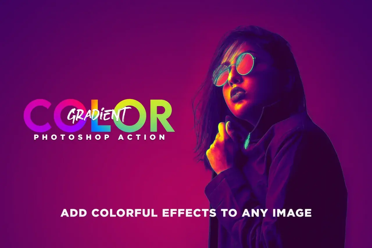 Azione Photoshop per effetti colorati. Aggiungi sfumature vibranti alle tue foto con queste azioni Photoshop gratis.