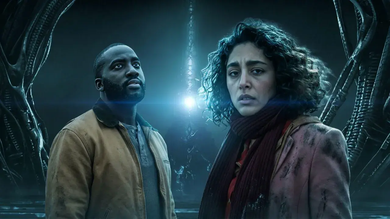 Deux survivants face à une structure extraterrestre menaçante. L'invasion saison 4 est imminente.