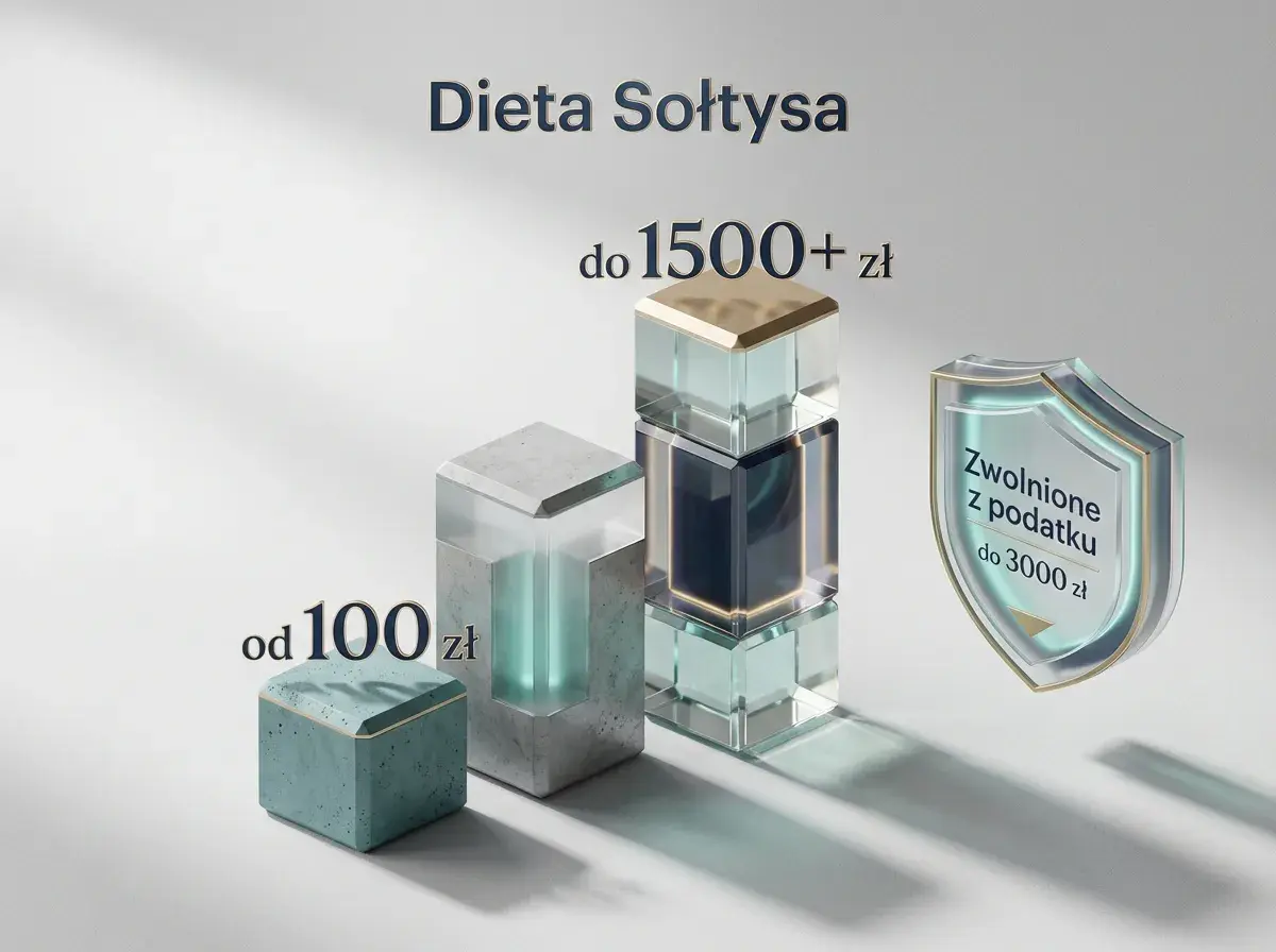 Dieta Sołtysa: od 100 zł, do 1500+ zł. Zwolnione z podatku do 3000 zł.
