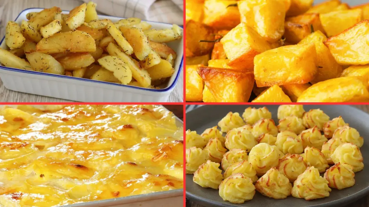 Patate al forno, gratinate, a cubetti e duchessa: scopri 10 ricette con le patate veloci per ogni occasione.
