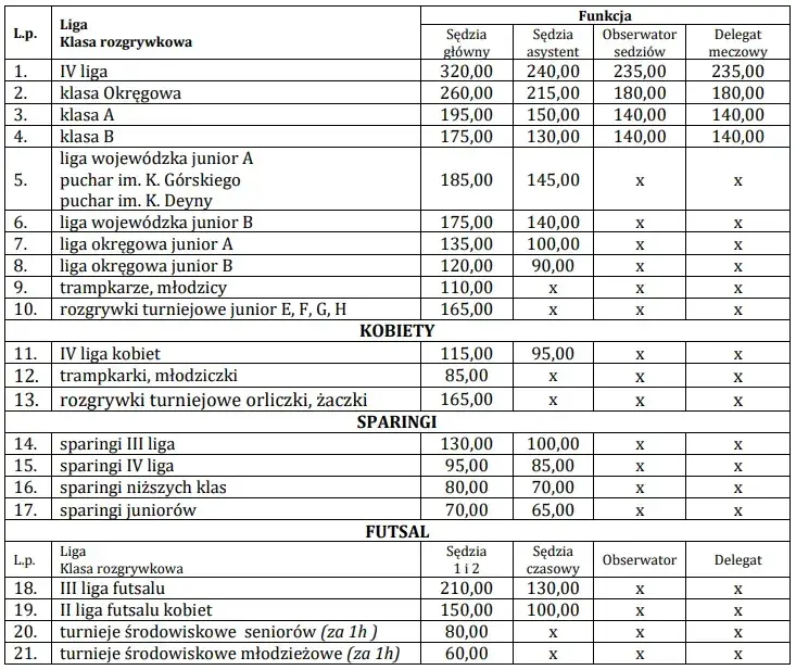 Sędzia piłkarski zarobki w Polsce: jakie stawki obowiązują w ligach?