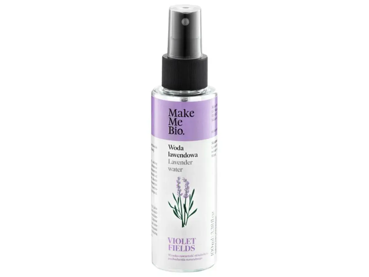 Woda lawendowa na trądzik Make Me Bio. Delikatny spray z lawendą, idealny do pielęgnacji cery problematycznej.