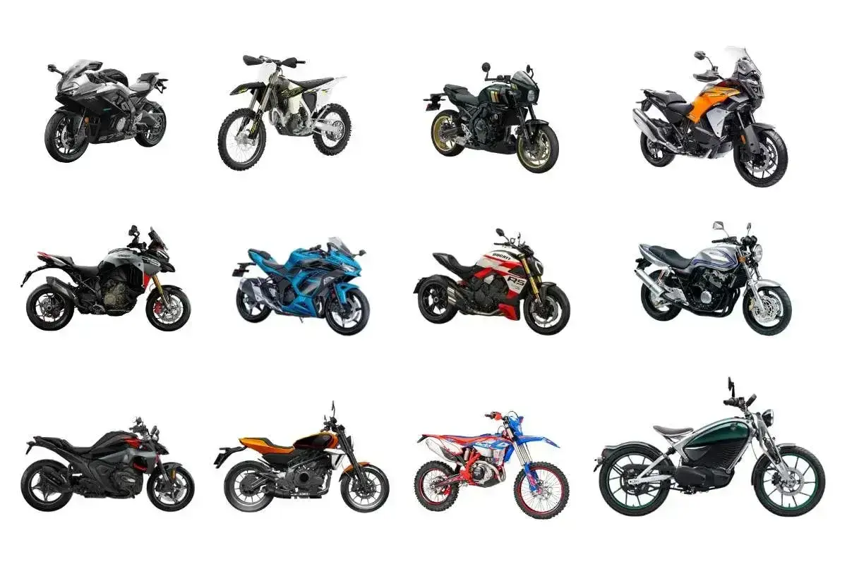 Różne motocykle: sportowy, terenowy, naked, turystyczny, elektryczny. Jaka pojemność? Każdy inny, każdy wyjątkowy.