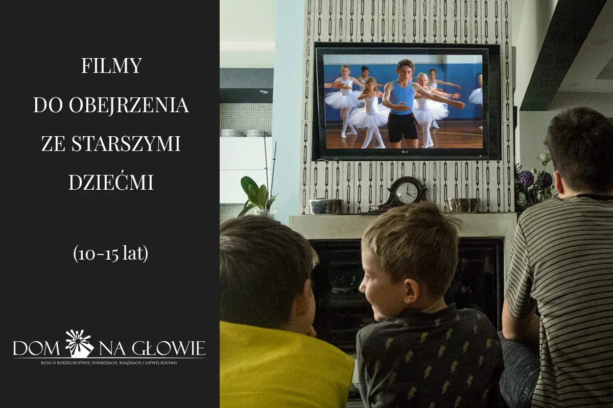 Dwóch chłopców ogląda film o balecie. Idealne filmy dla dzieci 10-12 lat, które rozbudzą ich pasje.