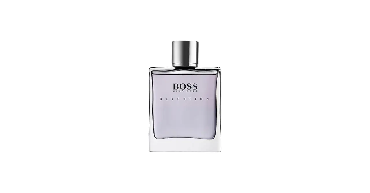 Elegancka butelka perfum Hugo Boss Selection.