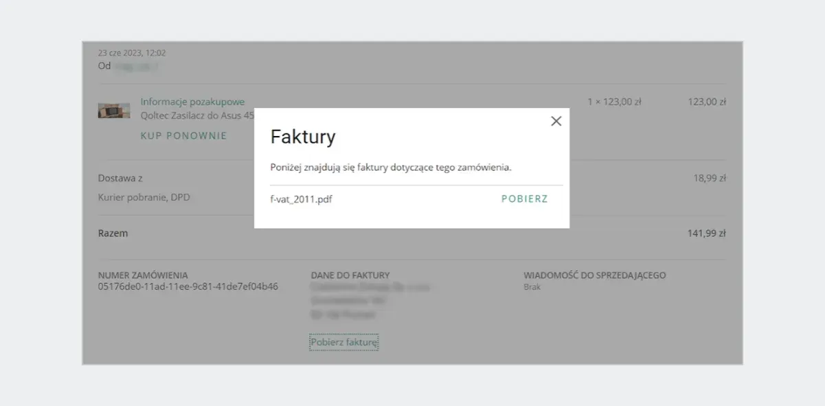 Jak pobrać fakturę z Allegro? Wszystkie ścieżki (firma i prywatnie)