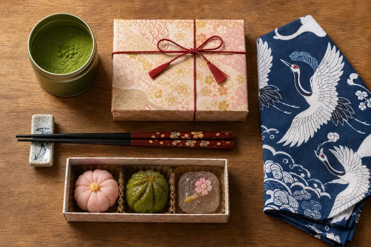 Piękne słodycze wagashi i matcha to idealne pomysły, co przywieźć z Japonii.