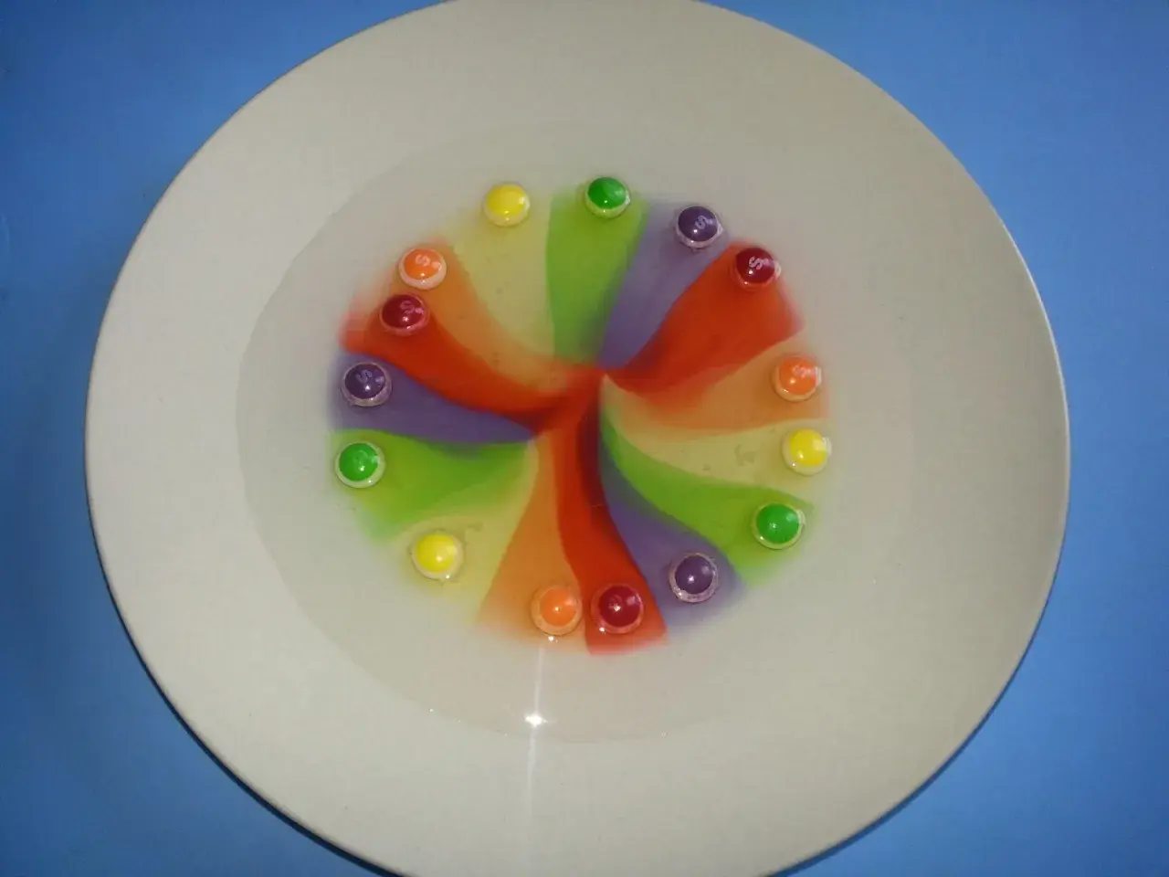 Jak zrobić tęczę ze Skittles? Prosty eksperyment, który zachwyci dzieci!