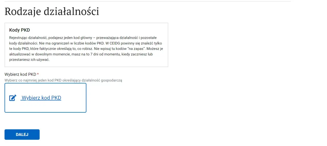 Wybierasz kod PKD, który określa Twoją działalność gospodarczą. Dowiedz się, pkd co to jest i jak wybrać właściwy.