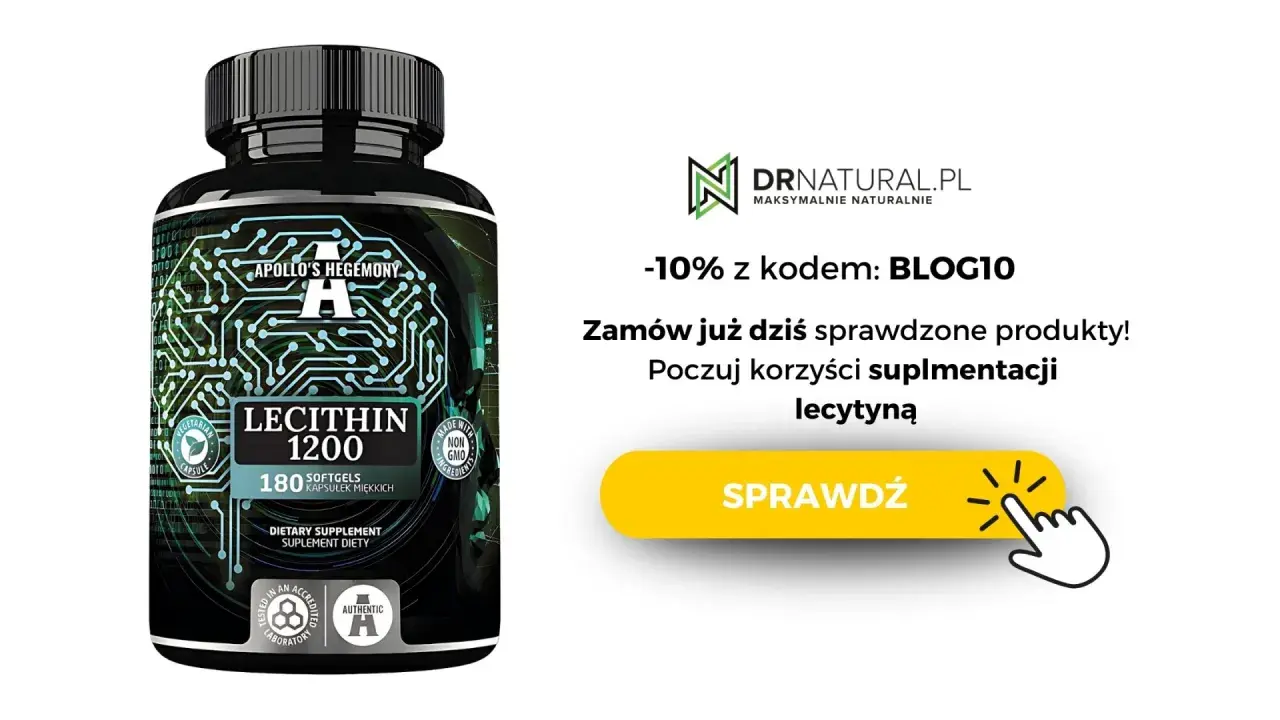 Suplement diety Lecithin 1200. Odkryj korzyści lecytyny dla Twojego organizmu. Zamów z rabatem!