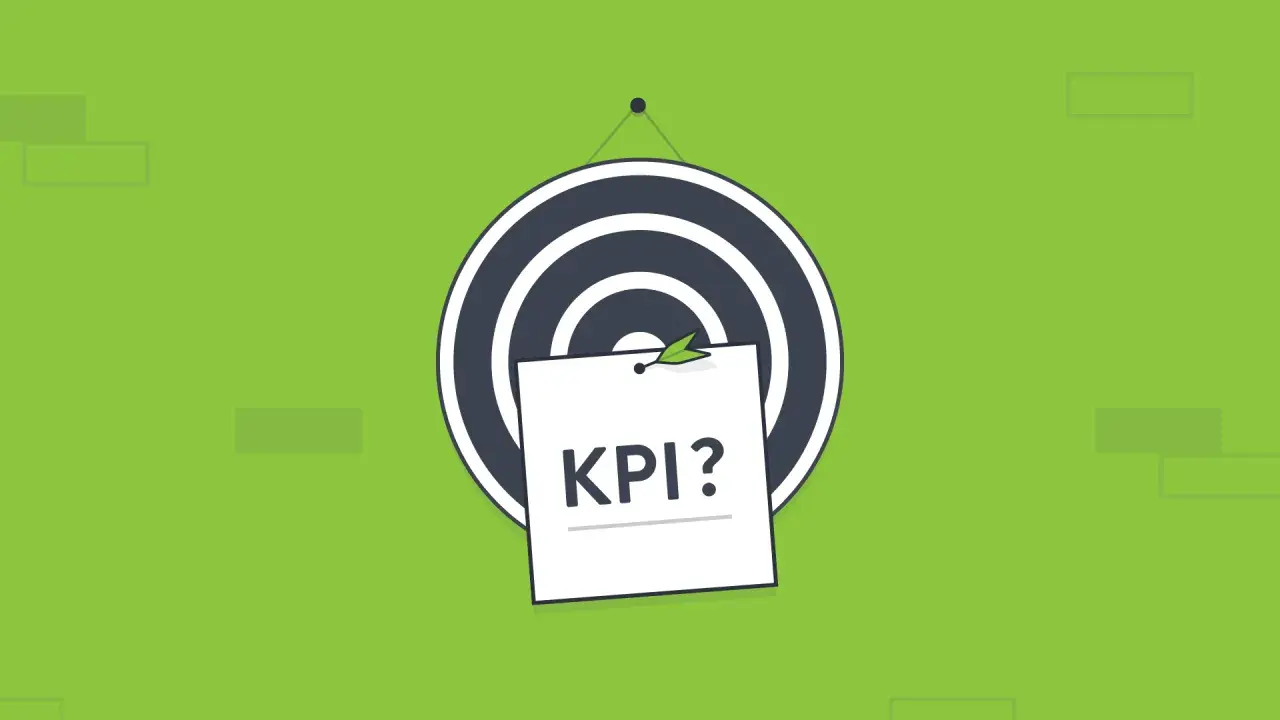 Bersaglio con foglietto "KPI?", che suggerisce la misurazione della frequenza relativa dei successi.