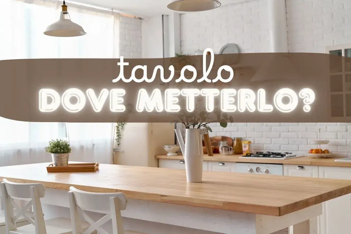Tavolo in cucina: scopri come posizionare il tavolo per ottimizzare lo spazio e creare un ambiente accogliente.