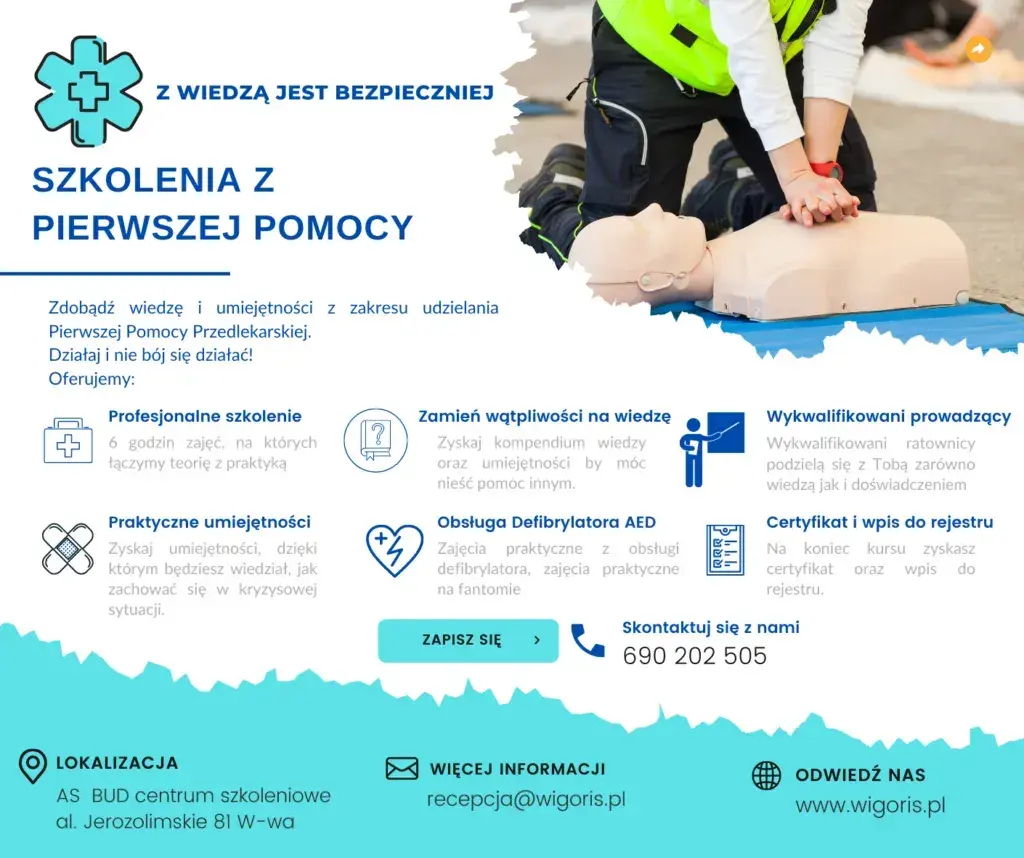 Jak długo ważne jest szkolenie z pierwszej pomocy i co grozi za brak aktualizacji