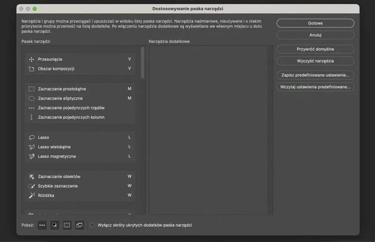 Photoshop: Pasek narzędzi zniknął? Przywróć go w 30 sekund!