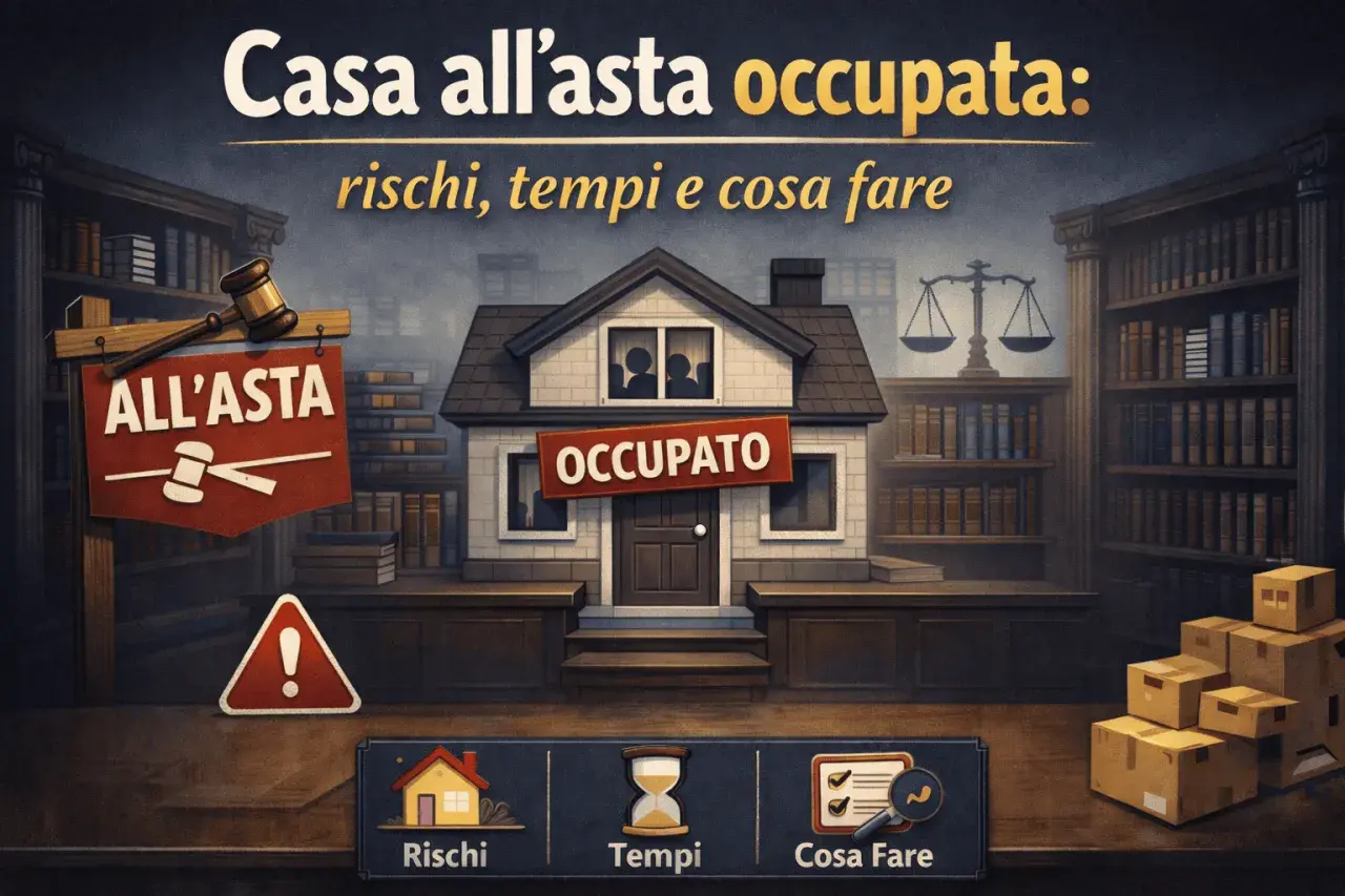 Casa all'asta occupata: scopri rischi, tempi e cosa fare per risolvere l'occupazione abusiva immobile.