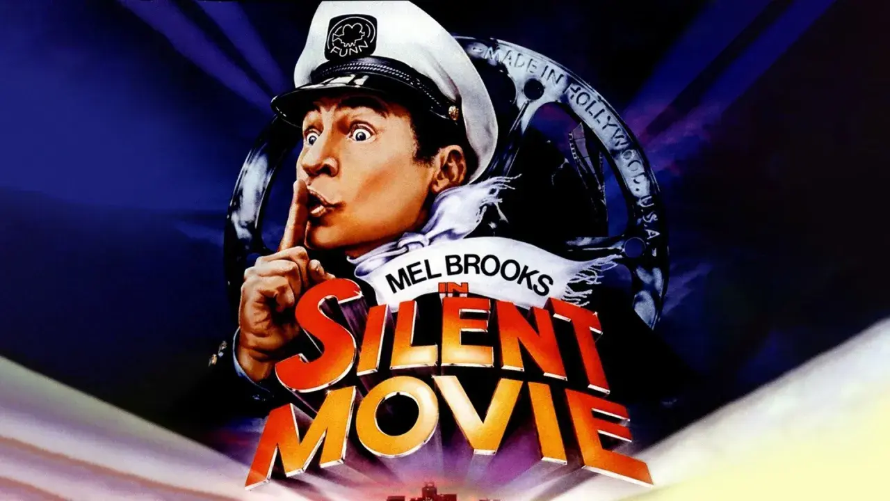 Mel Brooks w filmie "Silent Movie" wzywa do ciszy. To jeden z jego kultowych filmów.