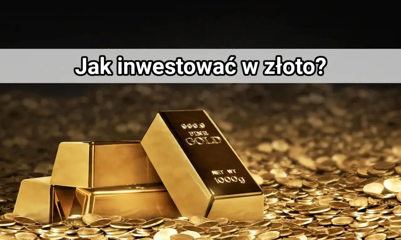 Sztabki złota i monety. Analiza inwestycji w złoto.
