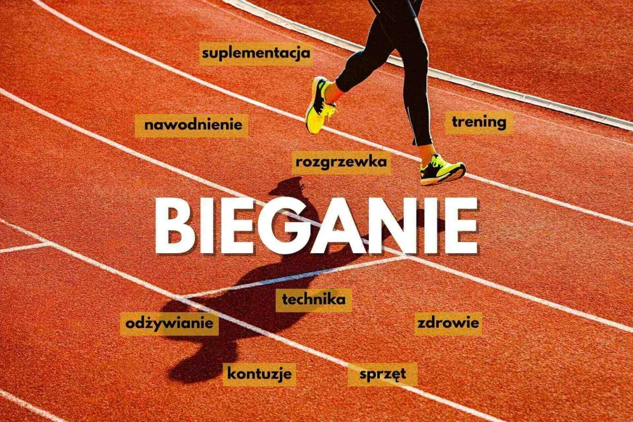 Bieganie to nie tylko trening, ale też suplementacja, nawodnienie, rozgrzewka, technika, odżywianie, zdrowie, sprzęt i kontuzje.