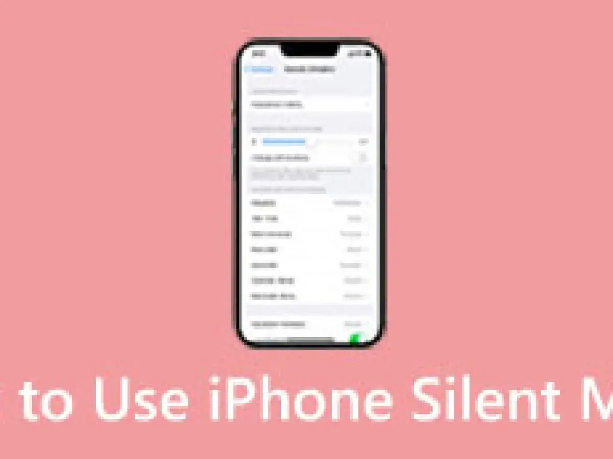 Jak wyciszyć iPhone? Ekran ustawień telefonu pokazuje opcje dźwięków i powiadomień.