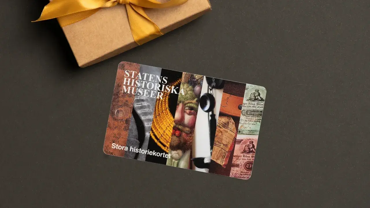 Ett presentkort till Statens historiska museer i Stockholm, perfekt för gratis inträde till museet.