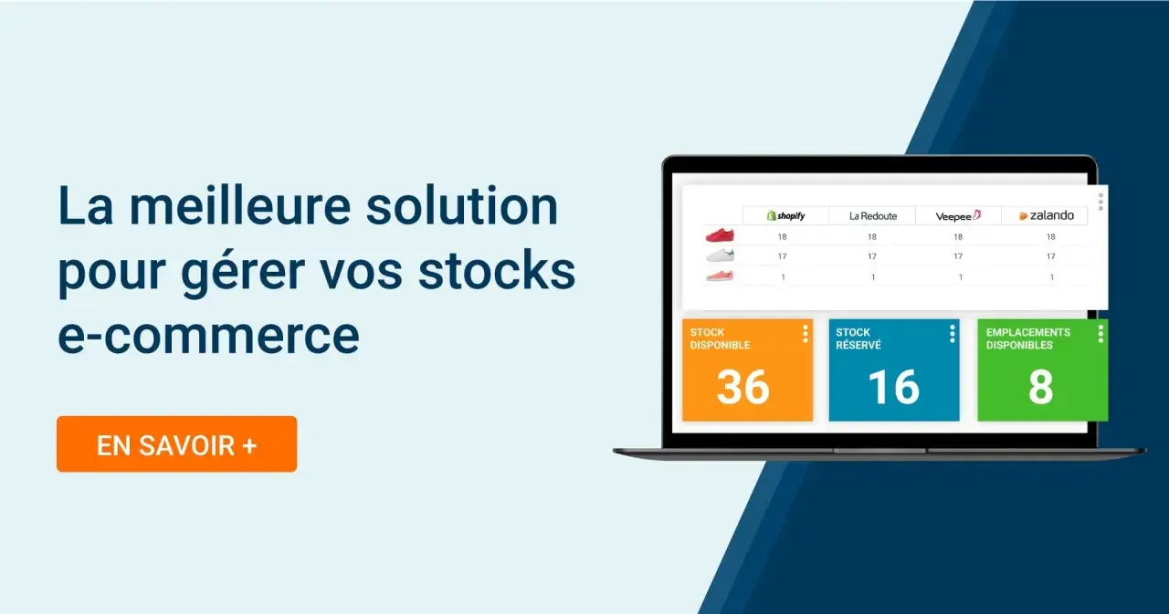 Logiciel e-commerce pour une gestion de stock optimisée. Visualisez vos données, anticipez vos besoins et améliorez votre forecast marketing.