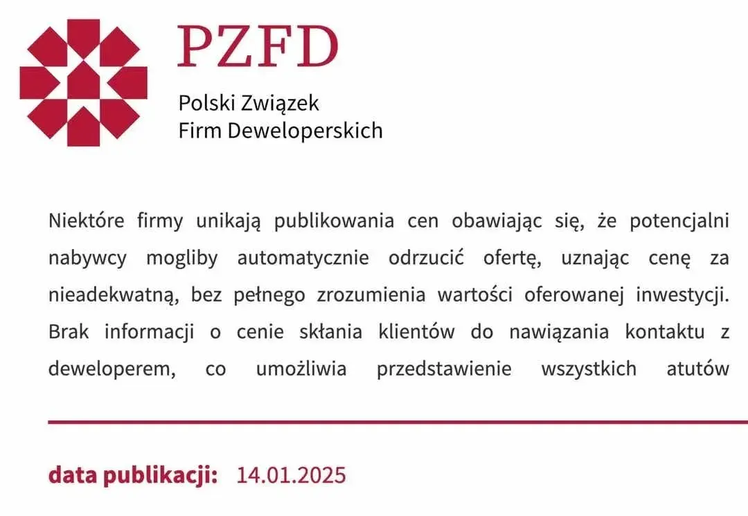 Dlaczego deweloperzy nie podają cen mieszkań i co to oznacza dla kupujących