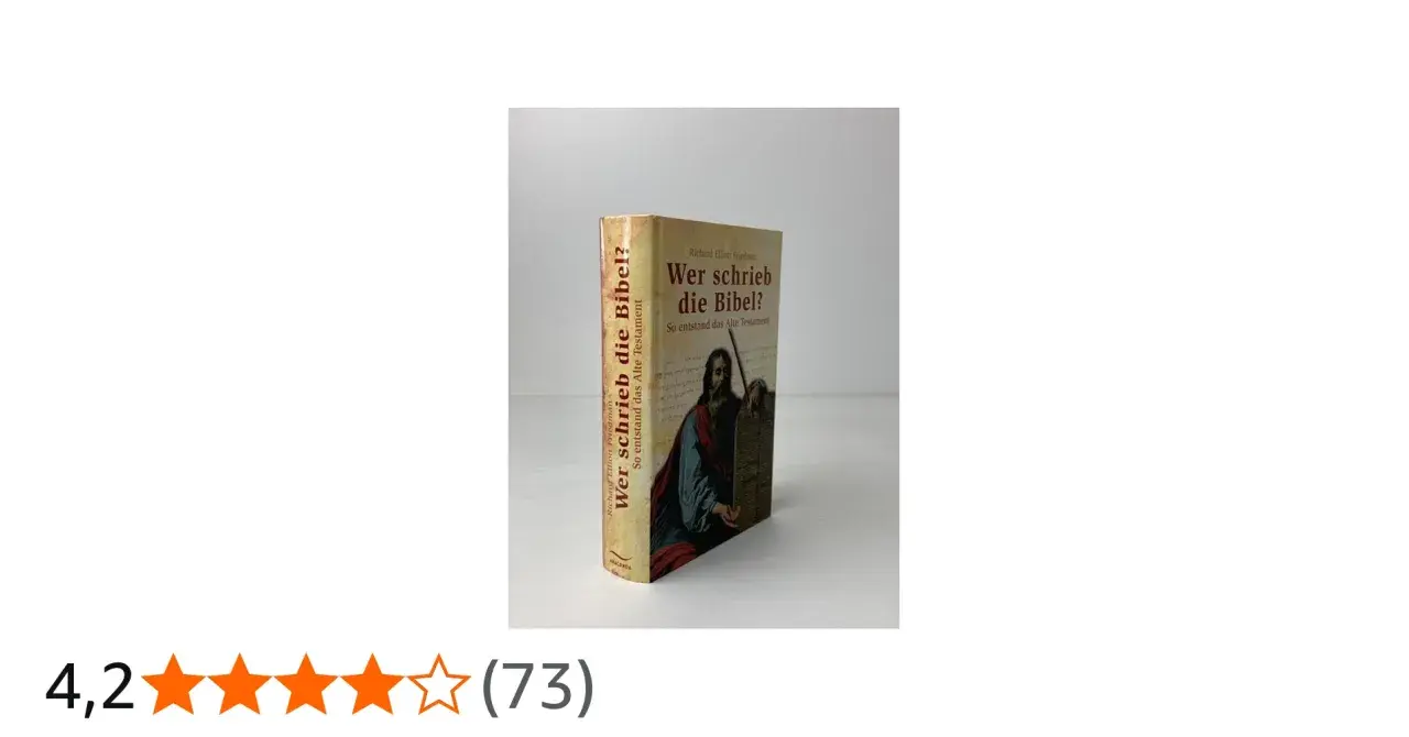 Buch "Wer schrieb die Bibel?" von Richard Elliott Friedman, das die Entstehung des Alten Testaments beleuchtet.