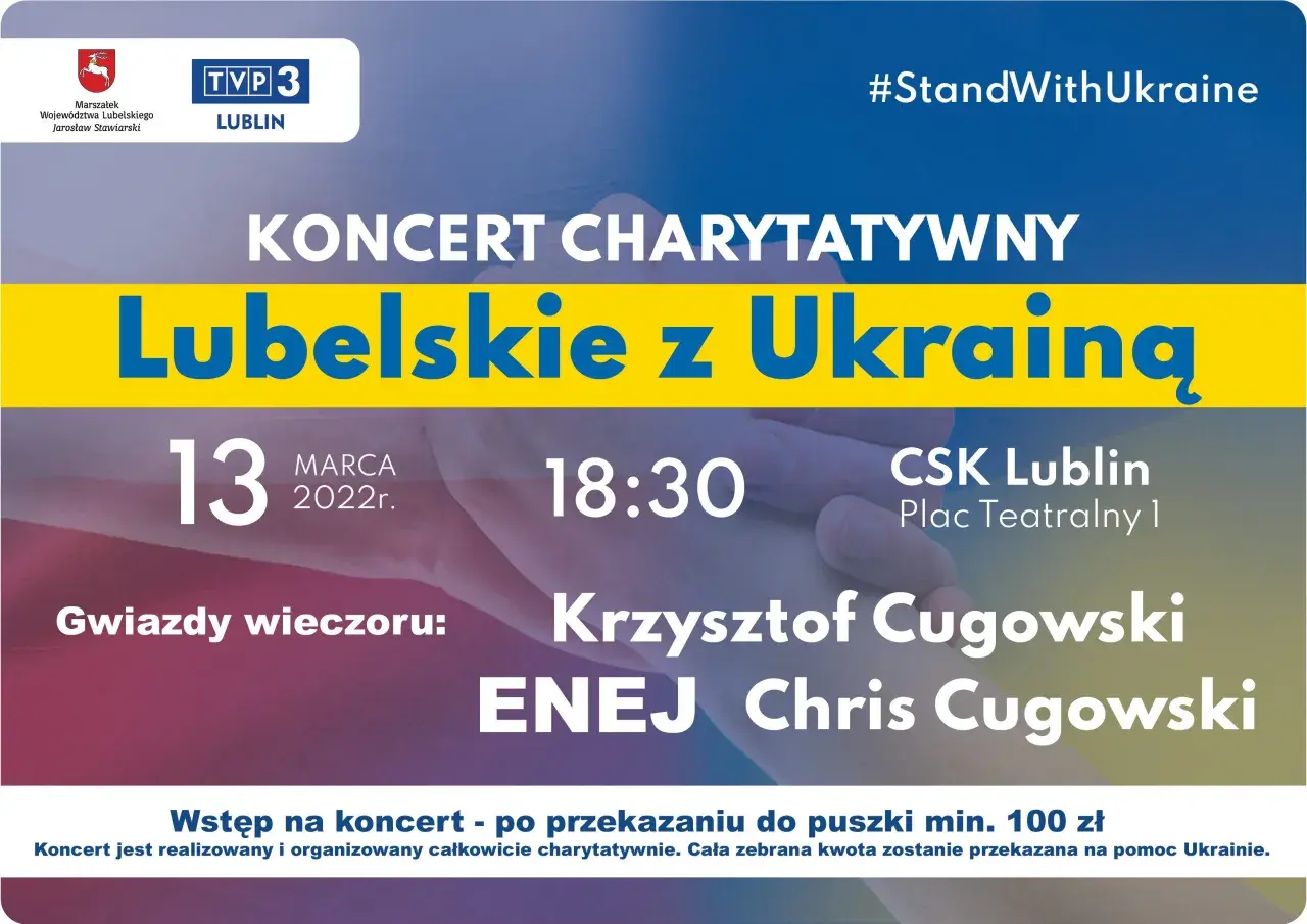 Koncerty charytatywne dla Ukrainy: Daty, artyści, jak pomóc?
