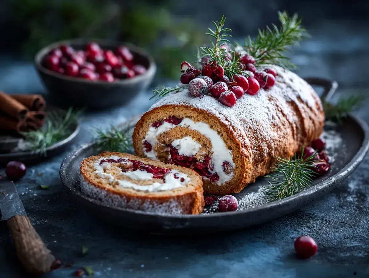 En saftig rulltårta med grädde och lingon, perfekt för jul. Undrar du om man kan frysa rulltårta? Ja, det går utmärkt!