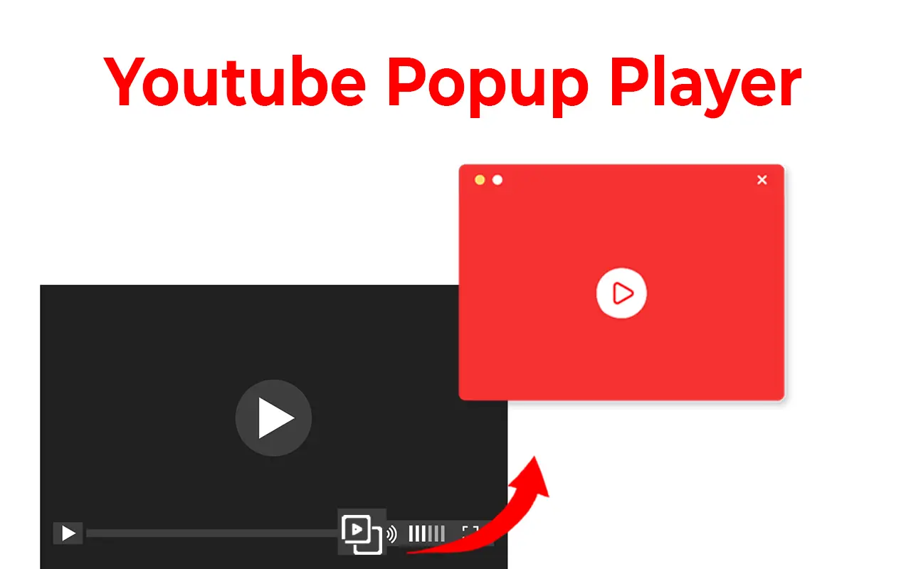 Jak wyłączyć vr tube? Ilustracja pokazuje okno YouTube z wyskakującym odtwarzaczem.