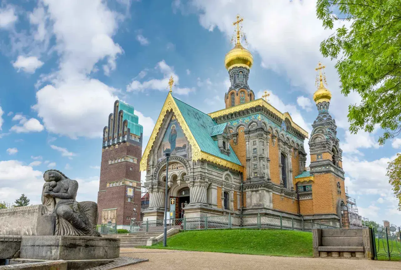 Russische Kapelle und Hochzeitsturm: Ein Muss für Darmstadt Geheimtipps.